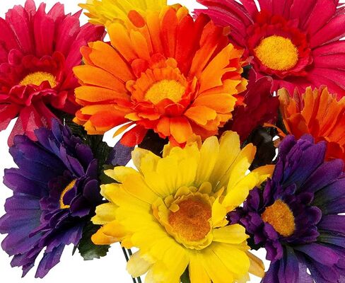 S-shine Assorted Color Mixed Four Colors Flower Pens Daisy Flower Ball Pen Ballpoint Pens Ball Point Writing Pen (1 Dozen (12pcs)) in Saudi Arabia