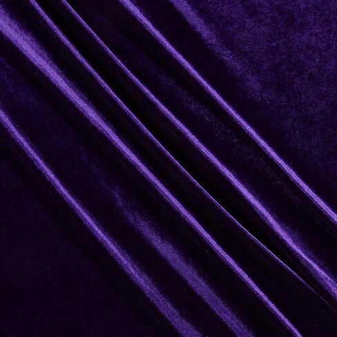 Stretch Velvet Fabric is 58/60" inches Wide (1 Yard, Classic Blue) in Saudi Arabia