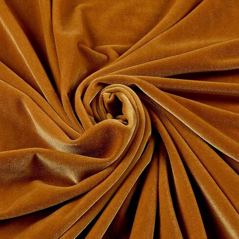 Stretch Velvet Fabric is 58/60" inches Wide (1 Yard, Classic Blue) in Saudi Arabia
