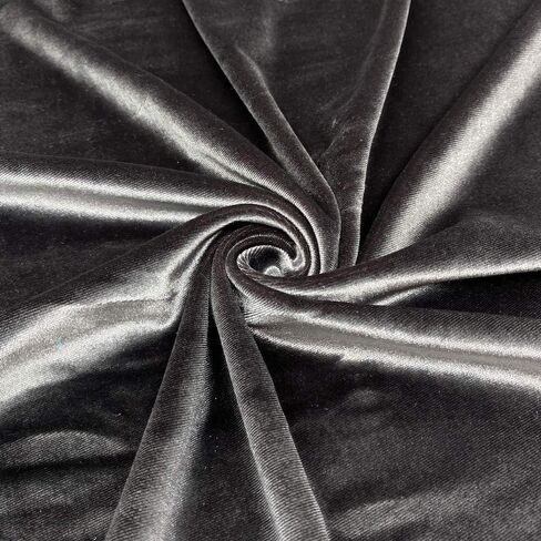 Stretch Velvet Fabric is 58/60" inches Wide (1 Yard, Classic Blue) in Saudi Arabia