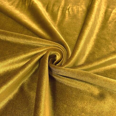Stretch Velvet Fabric is 58/60" inches Wide (1 Yard, Classic Blue) in Saudi Arabia