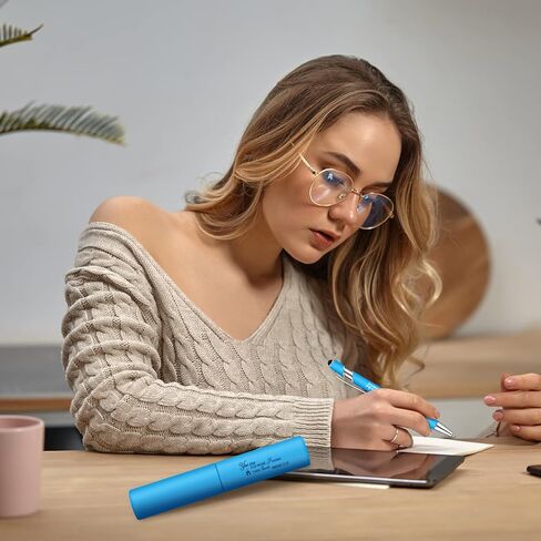 eersida 4 قطع أقلام أقلام ملهمة في المقدمة في حالة هدايا مطابقة للنساء لآيات الكتاب المقدس للكتابة الأرجواني للنساء مجلة لوازم الكتابة (الأسلوب المشرق) in Saudi Arabia