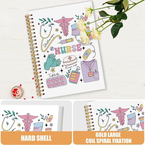 Physical Therapy Spiral Notebook, PT Physiotherapy Gifts Journaling Notebooks, Physical Therapist Gifts for Women Journal, Therapeutic Gifts Notebooks for Note Taking, 5.5x8.3 Inch in Saudi Arabia
