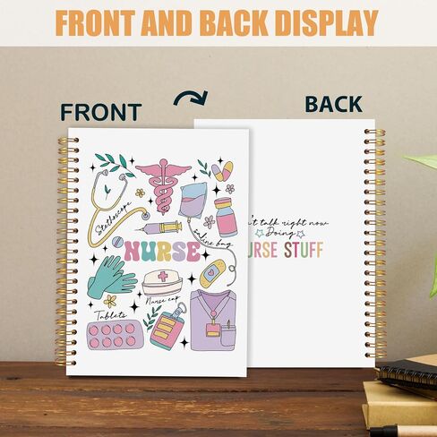 Physical Therapy Spiral Notebook, PT Physiotherapy Gifts Journaling Notebooks, Physical Therapist Gifts for Women Journal, Therapeutic Gifts Notebooks for Note Taking, 5.5x8.3 Inch in Saudi Arabia