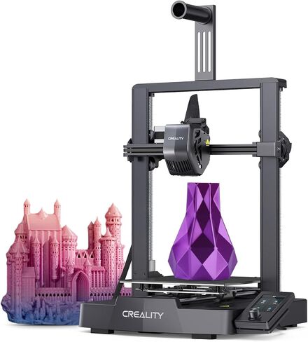 طابعات Creality ثلاثية الأبعاد الرسمية Ender 3 V3 SE، ماكينة طباعة ثلاثية الأبعاد بسرعة طباعة سريعة 250 مم/ثانية مع CR Touch، Sprite Direct Extruder، 8.66x8.66x9.84 بوصة in Saudi Arabia