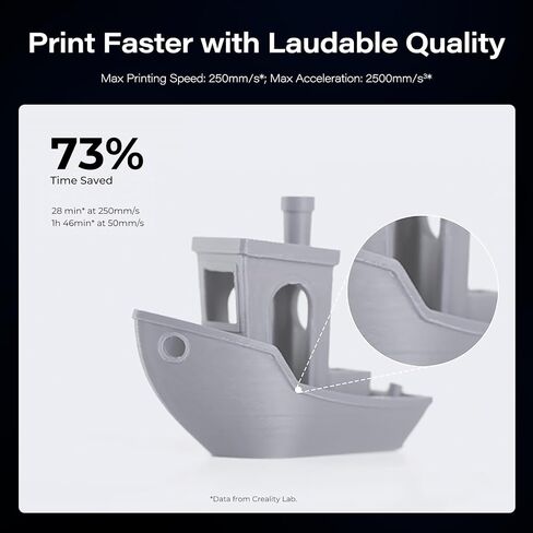 طابعات Creality ثلاثية الأبعاد الرسمية Ender 3 V3 SE، ماكينة طباعة ثلاثية الأبعاد بسرعة طباعة سريعة 250 مم/ثانية مع CR Touch، Sprite Direct Extruder، 8.66x8.66x9.84 بوصة in Saudi Arabia