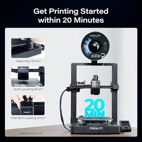 طابعات Creality ثلاثية الأبعاد الرسمية Ender 3 V3 SE، ماكينة طباعة ثلاثية الأبعاد بسرعة طباعة سريعة 250 مم/ثانية مع CR Touch، Sprite Direct Extruder، 8.66x8.66x9.84 بوصة in Saudi Arabia