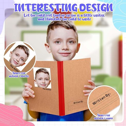 Henoyso 20 PCS 120 PAGES COPPOCION COPPOCITION NOTERS 9.75 × 7.5 بوصة المجلات الأولية للأطفال كتابة اليدوية والرسم في مرحلة ما قبل المدرسة ، الصفوف K-2 ، روضة الأطفال (قوس قزح) in Saudi Arabia