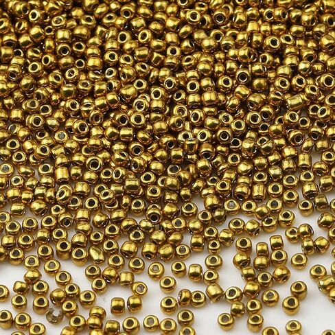 Size 12/0 Crafts Glass Seed Beads 2mm Red Beads for Jewelry Making (Total About 100g About 11000pcs) in Saudi Arabia