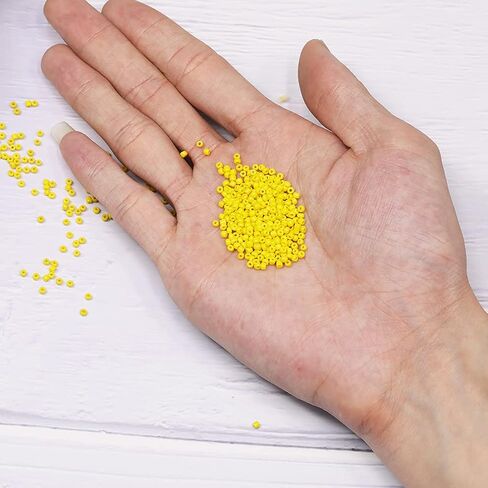 Size 12/0 Crafts Glass Seed Beads 2mm Red Beads for Jewelry Making (Total About 100g About 11000pcs) in Saudi Arabia