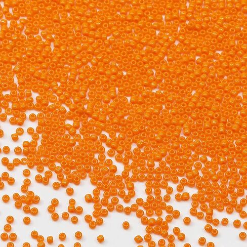 Size 12/0 Crafts Glass Seed Beads 2mm Red Beads for Jewelry Making (Total About 100g About 11000pcs) in Saudi Arabia