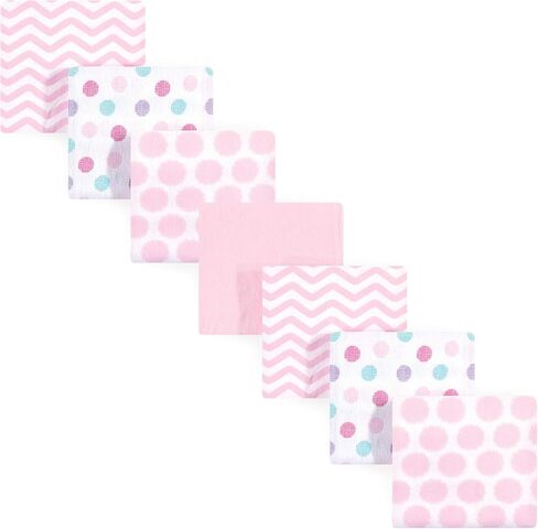 Luvable Friends Unisex Baby Cotton Flannel Receiving Blankets, Train 7-Pack, One Size (Pack of 2) in Saudi Arabia