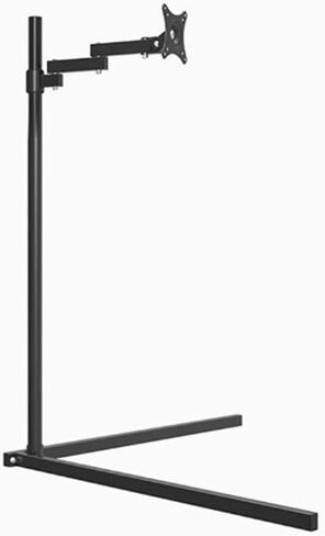 Floor Monitor Tripod Stand - TV Sn Floor Stand ، شاشة الكمبيوتر مع تركيب ذراع مكونين ، وضعت على الأرضية العالمية للهاتف المحمول وتدوير E ، LCD Monitor M ، 80 * 100 * 13.5C in Kuwait