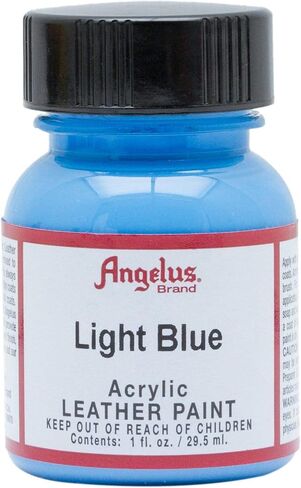 Angelus Light Blue Acrylic Leather Paint 1 oz in Saudi Arabia