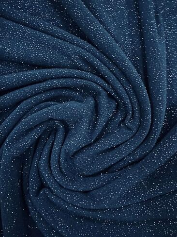Sedona Designz Glitter ITY Fabric - 95% Polyester 5% Spandex | Sparkling Metallic Fabric for Crafting, Sewing, and DIY Projects | 58"/60" Width in Saudi Arabia