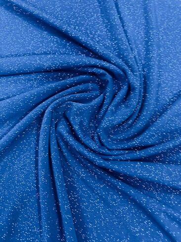 Sedona Designz Glitter ITY Fabric - 95% Polyester 5% Spandex | Sparkling Metallic Fabric for Crafting, Sewing, and DIY Projects | 58"/60" Width in Saudi Arabia