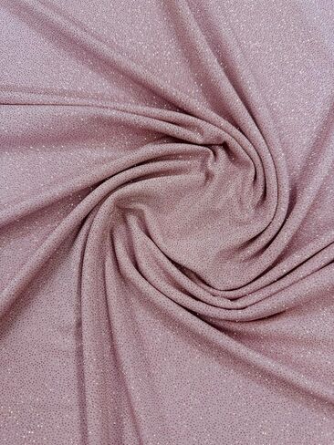Sedona Designz Glitter ITY Fabric - 95% Polyester 5% Spandex | Sparkling Metallic Fabric for Crafting, Sewing, and DIY Projects | 58"/60" Width in Saudi Arabia