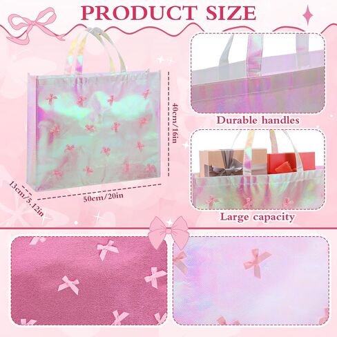 PerKoop 4 Pcs Extra Large Paw Print Gift Bags 20 x 16 Inch Jumbo Dog Paw Bag Reusable Non Woven Gift Bags for Puppy Birthday Party Supplies in Saudi Arabia