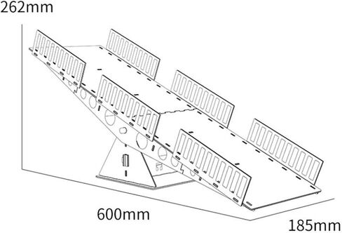 عقبة RC Bridge لـ 1/18 1/24 مركبات نموذجية ، النمط ب in Kuwait