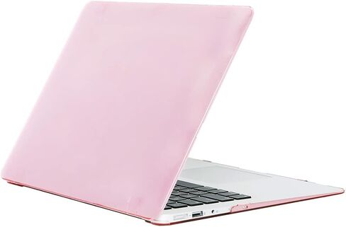 Tablet Protection Transparent Laptop Case Compatible with M2 2023 2022 MacBook Air 13 inch Model A2681,Snap on Slim Hard Shell Case Cover,Full Protective Case tablet accessory ( Color : Pink ) in Saudi Arabia
