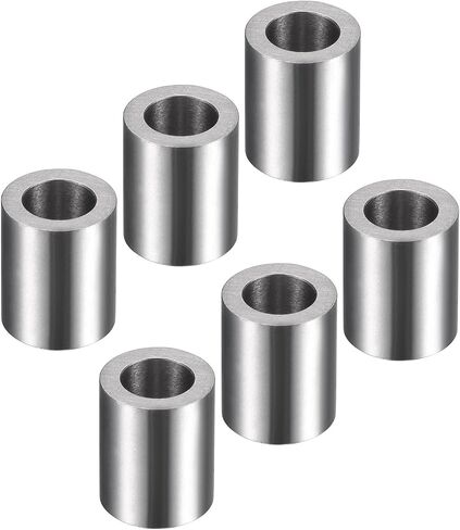 6pcs Sleeve Bearings - [ 3mm x 6mm x 6mm ] Oilless Bushings Precision Sleeve Bearing for Industrial Equipment Use | Chrome Steel in Saudi Arabia