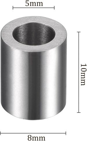 6pcs Sleeve Bearings - [ 3mm x 6mm x 6mm ] Oilless Bushings Precision Sleeve Bearing for Industrial Equipment Use | Chrome Steel in Saudi Arabia