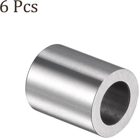 6pcs Sleeve Bearings - [ 3mm x 6mm x 6mm ] Oilless Bushings Precision Sleeve Bearing for Industrial Equipment Use | Chrome Steel in Saudi Arabia