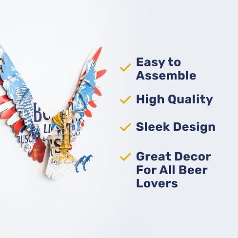 لوحة فنية جدارية على شكل رأس غزال من BEER DEER من Leinenkugel ثلاثية الأبعاد من الورق المقوى in Saudi Arabia