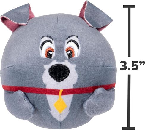 Disney Lady and The Tramp Squeaky Plush Dog Toy 2-Pack - Two 3.5-Inch Plush with Squeakers Inside in Saudi Arabia