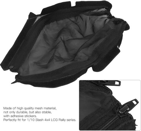 VBESTLIFE Chassis Dust Resist Cover, 1/10 Slash 4x4 Rally RC Car Chassis Dust and Dirt Resist Cover - RC Model Vehicle Parts - Black in Saudi Arabia