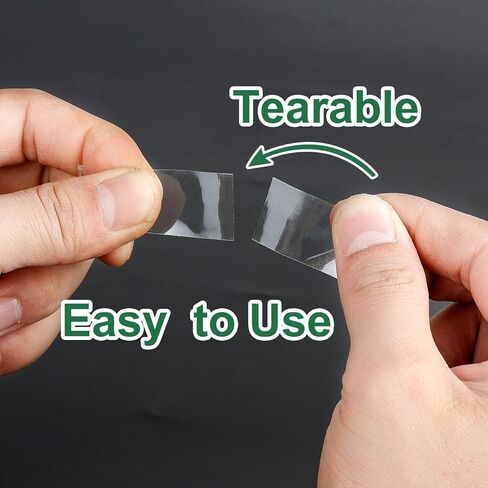 12 Rolls Clear Tape ، تعبئة الشريط الشفافة ، شريط التفاف الهدية 3/4 * 900 بوصة لالتفاف الهدايا للمكتب ، المنزل ، المدرسة in Kuwait