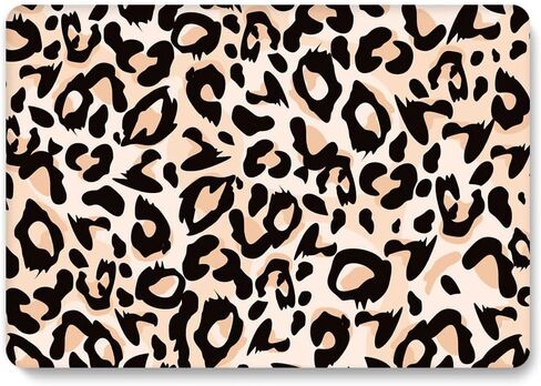 Ivy [Animal Pattern] Compudop Hard Shell Facts for MacBook Pro 13 inch مع Thunderbolt M1 M2 2016-2022 Models A2338 A2289 A2251 A2159 A1706 A1708 A1989 مع غطاء لوحة المفاتيح - CHEETAH in Kuwait