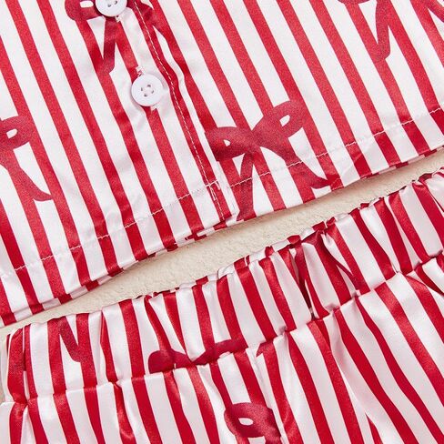 Baby Boy Girl Christmas Silk Pajamas Set Button Down Deer Santa Long Sleeve Shirts Tops and Pants Satin Pj Sets in Kuwait