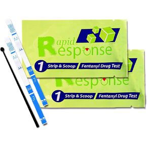 Rapid Response Fentanyl Test Strips - 2 Test Strips Per Pack - #1 Global Selling Fentanyl Strips - Harm Reduction Tool - Overdose Prevention in Saudi Arabia