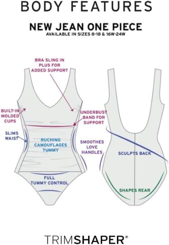 Women's New Jean One Piece Swimsuit in Kuwait