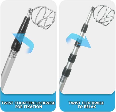 مسترد كرة الجولف، أداة مسترد كرة الجولف من الفولاذ المقاوم للصدأ، مسترد كرة جولف تلسكوبي (15-78 بوصة) للمياه منتقي كرات الجولف، ملحقات الجولف هدية الجولف in Kuwait