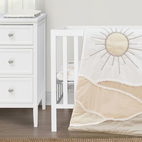 Sweet Jojo Designs Rust Orange Boho Arrow Boy Girl Baby Mini Crib Bedding Set Infant Nursery Room Newborn Blanket Portable Pack n Play Sheets Modern Bohemian Gender Neutral Shabby Chic Arrows 3pc in Saudi Arabia