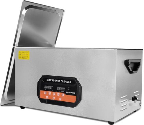Ultrasonic Cleaner 3L with Heater and Timer, Ultrasonic Cleaning Machine with 40kHz SUS 304 Stainless Steel, Sonic Cavitation Machine with Digital Control for Professional Jewelry Watch Glasses in Saudi Arabia