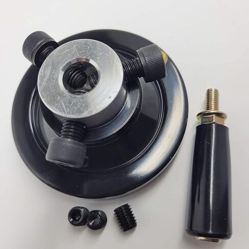 عجلة يدوية نهائية مقاس 9 بوصات لعمود 1.57 بوصة أو أقل، مجموعة واحدة تستخدم كقطع غيار للطحن، والمخرطة، ومكبس الحفر، وغراب الذيل، وآلة تعبئة السوائل، وما إلى ذلك. سهلة التركيب، مصنوعة في كوريا. in Kuwait