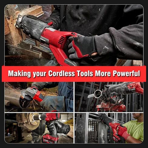 Replacement for All Milwaukee M18 Battery 6.0A 48-11-1820 48-11-1850 48-11-1828 48-11-10 Cordless Power Tools 18V Lithium Battery in Saudi Arabia