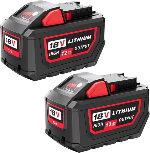 Replacement for All Milwaukee M18 Battery 6.0A 48-11-1820 48-11-1850 48-11-1828 48-11-10 Cordless Power Tools 18V Lithium Battery in Saudi Arabia