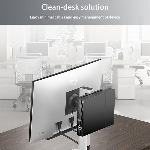 كمبيوتر مكتبي Dell OptiPlex 3000 3080 Business MFF Micro Form Factor، Intel Core i5-10500T، ذاكرة الوصول العشوائي 16 جيجابايت، 256 جيجابايت SSD، منفذ عرض، HDMI، لوحة مفاتيح سلكية وماوس، واي فاي، Windows 11 Pro، أسود in Saudi Arabia