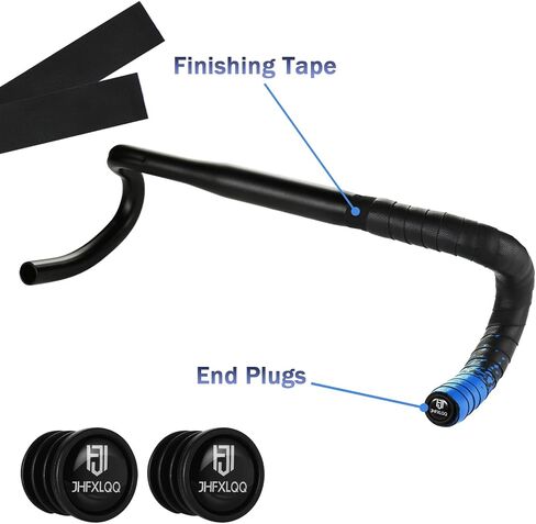 Bike Handlebar Tape: Enhance Your Bicycle Handlebar Grip with These Bar Tape for Road Bike - Bicycle Bar Tape of Comfortable Non-Slip Shock Absorption (Red) in Saudi Arabia