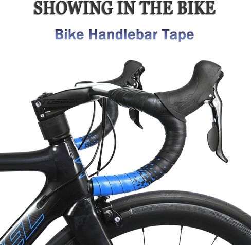Bike Handlebar Tape: Enhance Your Bicycle Handlebar Grip with These Bar Tape for Road Bike - Bicycle Bar Tape of Comfortable Non-Slip Shock Absorption (Red) in Saudi Arabia