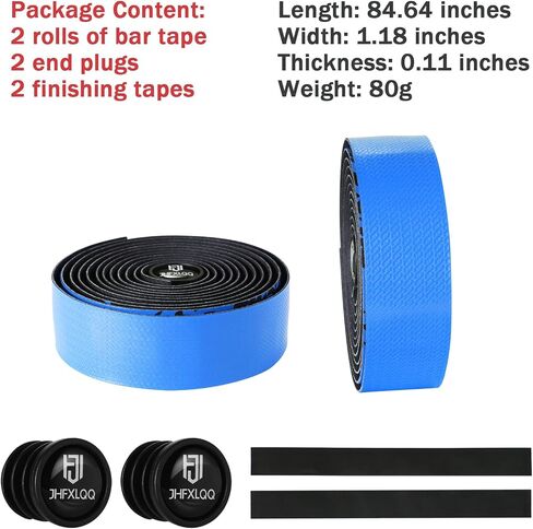 Bike Handlebar Tape: Enhance Your Bicycle Handlebar Grip with These Bar Tape for Road Bike - Bicycle Bar Tape of Comfortable Non-Slip Shock Absorption (Red) in Saudi Arabia