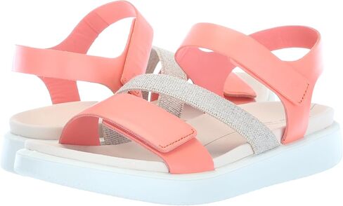 ECCO Women's Flowt 2 Band Sandal, Coral Nubuck, 10-10.5 in Saudi Arabia