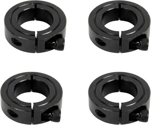 Jeremywell 1 "تجويف واحد سبليت مجموعة برغي رمح طوق OD 1-3 / 4 "عرض 1/2" (4 قطع) in Saudi Arabia
