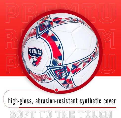 Franklin Sports MLS San Jose Earthquakes Soccer Ball - Official Size 5 Soccer Ball - Soft Abrasion Resistant Cover - Official Size and Weight Soccer Ball - Air Pump Included in Saudi Arabia