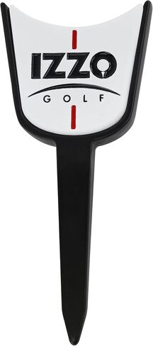 أداة إصلاح IZZO Golf Single Prong Golf Divot - أداة إصلاح علامات ملعب الجولف البيضاء مع علامة كروية in Saudi Arabia