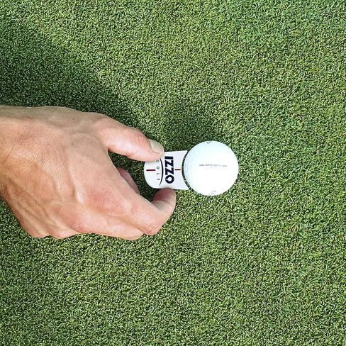 أداة إصلاح IZZO Golf Single Prong Golf Divot - أداة إصلاح علامات ملعب الجولف البيضاء مع علامة كروية in Saudi Arabia